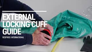 External Locking Cuff Glove Exchange Guide from Respirex [upl. by Ahsataj]