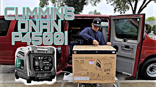 BEST GENERATOR FOR MOBILE AUTO DETAILING   CUMMINS ONAN P4500i [upl. by Dreher]