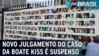 Boate Kiss Suspensão de novo julgamento desagrada defesa dos réus  SBT Brasil 100224 [upl. by Sucul]