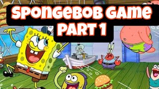 Spongebob game part 1🟨🦀🐙🤩 [upl. by Nnaylloh]