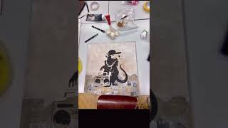 Bock auf Banksy banksy art collagen workshop VHS Mettmann streetart  Graffiti [upl. by Hector]