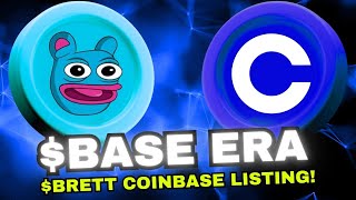 BRETT  THE BASE ERA IS HERE BRETT COINBASE LISTING COMING SOON [upl. by Gnoc131]