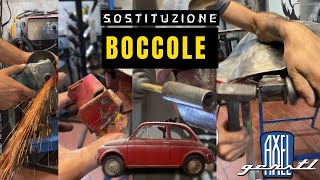 Sostituzione Boccole Sportello Fiat 500 Epoca 🚀 [upl. by Suoivatra69]