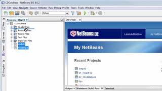 09 Importing Projects Into NetBeans Welcome to the course C programming [upl. by Lilllie]