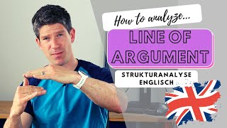 Englisch  analysis of line of argument  structure  auf Deutsch erklärt  Oberstufe  Abitur [upl. by Addison]