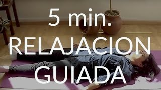 RELAJACION MUSCULAR PROGRESIVA de 5 minutos Técnica Jacobson [upl. by Mcnully]