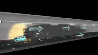 Safety for Road Tunnels Simulation without Fire Curtains  Aigner Tunnel Technology GmbH [upl. by Nagah]