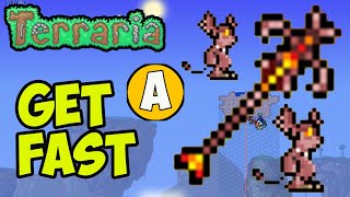 Terraria how to get Imp Staff EASY  Terraria 1449 Imp Staff [upl. by Lehsreh28]