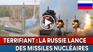 Russie regardez l’armée russe lancer les missiles nucléaires intercontinentaux Yars et Bulava [upl. by Aloke436]