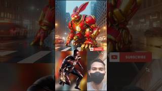 Superheroes but robot rabbits  Avengers vs DC  All Marvel Characters marvel avengers shorts [upl. by Fesoy366]