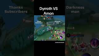 Dyrroth VS Amon mobilelegends mlbb shorts viral gaming dyrroth aamon [upl. by Howlend72]