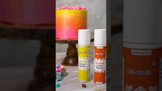 𝗖𝗼𝗹𝗼𝘂𝗿𝗺𝗶𝘀𝘁 𝗖𝗼𝗹𝗼𝘂𝗿 𝗦𝗽𝗿𝗮𝘆 Our cake decorating spray gives cakes Airbrush like fine texture [upl. by Melosa531]