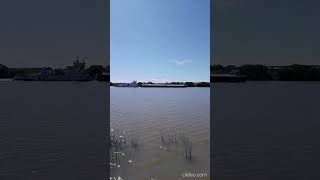 Barcaza en el río Paraná de las Palmas Zárate provincia de Buenos Aires Argentina [upl. by Sitrik]