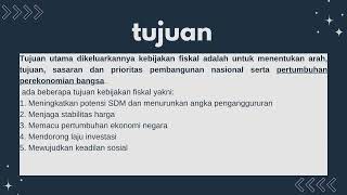 tugas ekonomi kebijakan fiskal [upl. by Ecirpac494]