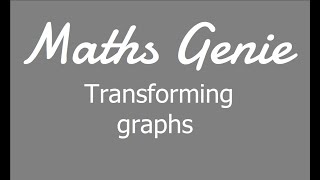 Transforming Graphs [upl. by Holbrook]