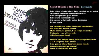 Karaokê  Astrud Gilberto amp Stan Getz  Corcovado 1966 [upl. by Chung]