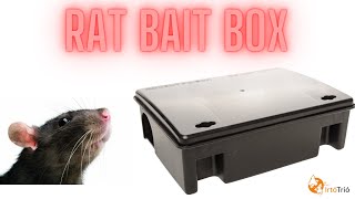 Bait Box for Rats  Compact Bait Station for Rats  Rat Bait Box [upl. by Leak]