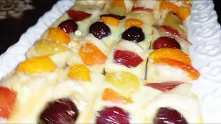 mini tarte aux fruits delicieux et saveureux 🍊🍓🍒🍌 [upl. by Dorison]