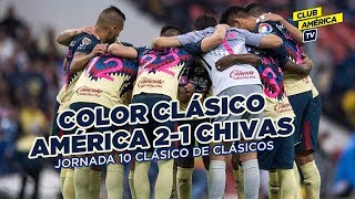 Color Clásico Azulcrema América 21 Chivas [upl. by Nador]