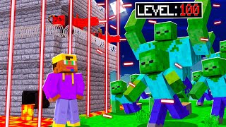 1000 MUTANTEN ZOMBIES vs SICHERSTES HAUS in Minecraft [upl. by Queenie]