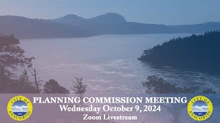 City of Anacortes  Planning Commission Meeting 10924 Live Broadcast [upl. by Ardnasac]