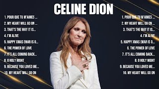 Celine Dion Greatest Hits 2024 Pop Music Mix Top 10 Hits Of All Time [upl. by Erinna]