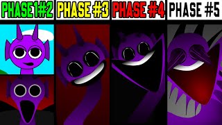 Phase 1 VS Phase 2 VS Phase 3 VS Phase 4 VS Phase 5 in Incredibox Sprunki [upl. by Dyana694]