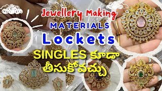 Lockets For Jewellery Making  Single Peace Courier Available jewelleryrawmaterials locket beads [upl. by Delaryd]