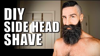 Haircut DIY Side Head Shave haircut diyhaircut [upl. by Kling]