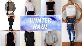 WINTER TRYON HAUL Brandy Melville Topshop Hardware amp More [upl. by Avek]