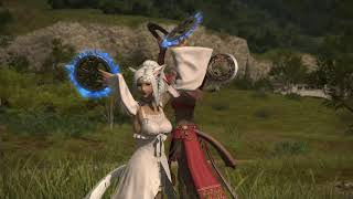 FFXIV  Beautiful Cutscene Dancer Level 80 [upl. by Ocsic]