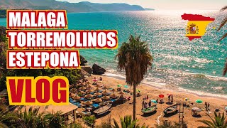 COSTA DEL SOL  MALAGA TORREMOLINOS ESTEPONA VLOG VOYAGE EN ESPAGNE ANDALOUSIE [upl. by Aiseneg]