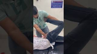 Chiropractic Treatment by drsanjitpakharechiropractor chiropractic physiotherapy shorts [upl. by Nyrek]