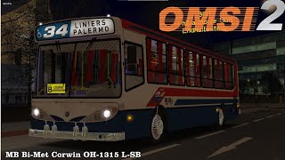 OMSI 2  BiMet Corwin OH1315 LSB  Addon Berlín Linie 300  Línea 34 [upl. by Buck]