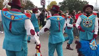 Dumaine St Gang ft Young Rollers 2023 Second Line in New Orleans [upl. by Vanthe]