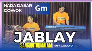 Jablay2 karaoke  Tuty wibowo nada cowo Gm versi bajidor [upl. by Browning309]