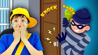 Knock Knock Whos at the Door  Nursery Rhymes amp Kids Songs  Hahatoons Songs [upl. by Llenaej557]