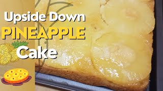 Upside down pineapple cake Easy cake recipe by sixflavors [upl. by Valoniah]