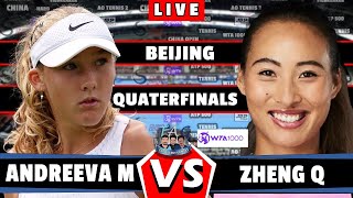 🔴LIVE ANDREEVA M VS ZHENG Q • Beijing Open 2024 zheng andreeva WTA BeijingOpen [upl. by Adrian56]