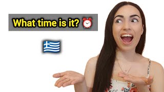 WHAT TIME IS IT in GREEK 2024  learngreekwithkaterina [upl. by Margie]