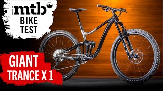 Giant Trance X 1 2021 im Test I Shimano Deore XT I Giant Bikes Aluminium Fully für den Trail im Test [upl. by Sivrup35]