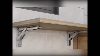 Wall Mounted Stainless Steel Folding shelf Bracket [upl. by Zwiebel]