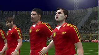 Belgium vs England World cup 1990 ITALIA Pes6 [upl. by Bevis898]