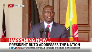 President Ruto dissolves the entire Cabinet Secretaries and Attorney General today [upl. by Aynas573]