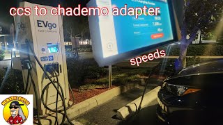 CCs to chademo adapter How fast will it charge Nissan leaf [upl. by Ennyleuqcaj]