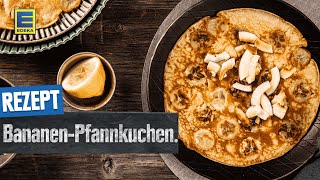 BananenPfannkuchen  Leckeres Pfannkuchen Rezept [upl. by Mildred]