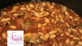 Baked Beans Recipe  I Heart Recipes [upl. by Annaiek]