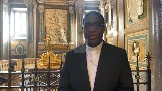 Ad Limina 2023 Interview with Bishop John Kobina Louis after Closing Mass [upl. by Ahtnamys]