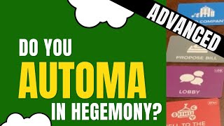 Hegemony Advanced Automa General Rules and gameplay [upl. by Rohn378]