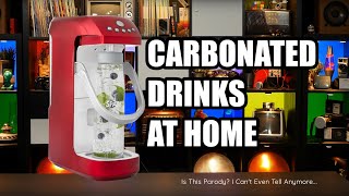 CARBONATED WATER WITHOUT THE C02 TANKS  SPARKEL BEVERAGE SYSTEM [upl. by Eniowtna930]